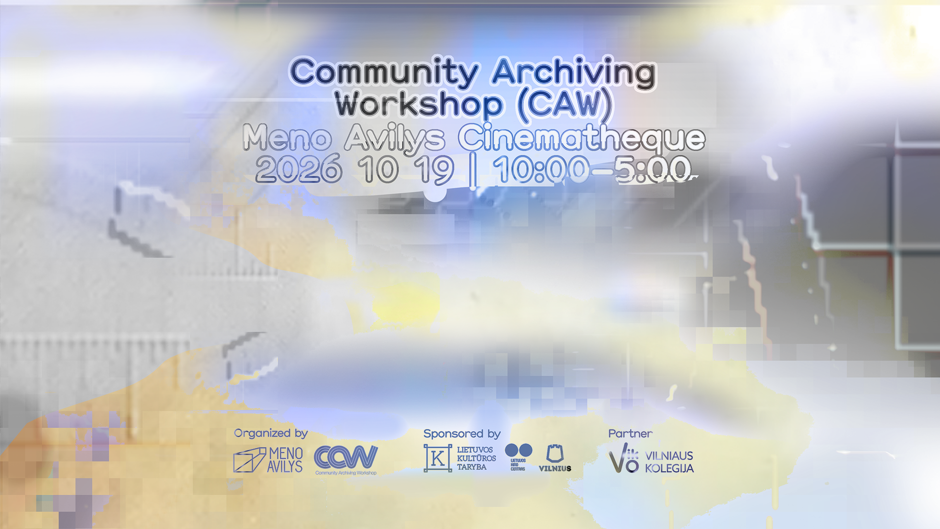 CAW Event – Newsletter banner — Ekrano skaidrė 1920 x 1080 px – ENG