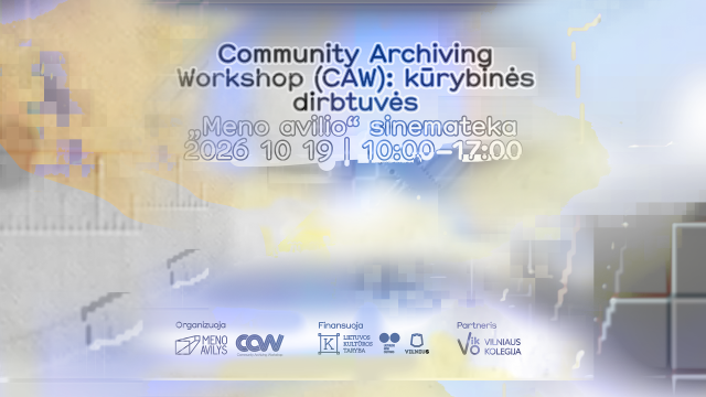 CAW Event – Newsletter banner — Ekrano skaidrė 1920 x 1080 px – LT